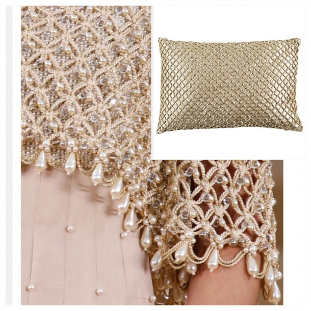 Chanel spring couture 2016 Pillow by Pier 1