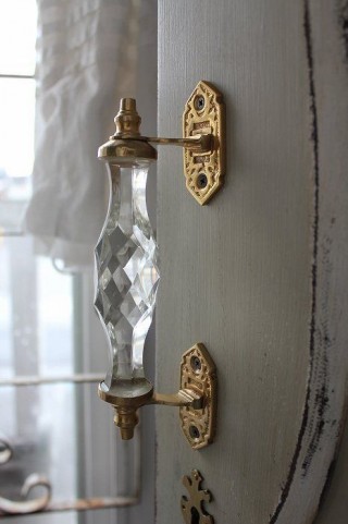 Glass and Gold handle by "WarmedbyLove"