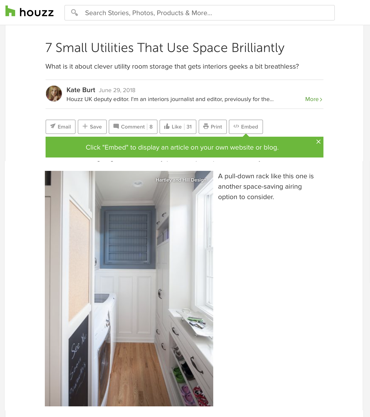 Hartley and Hill Design featured on HOUZZ